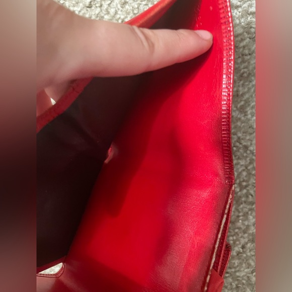 Louis Vuitton Red Epi Compact Wallet - Trifold - Vintage - Picture 12 of 13